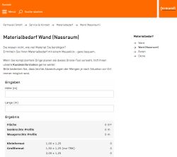 Perfekte Planung mit dem fermacell Materialrechner