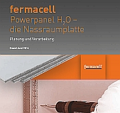 Aktualisierte Unterlage zur Planung und Verarbeitung von fermacell Powerpanel H2O im Innenbereich